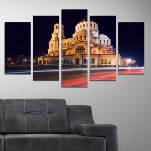 0257 Wall art decoration (set of 5 pieces) Sofia, Bulgaria