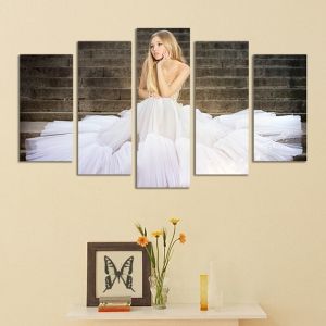 0266 Wall art decoration (set of 5 pieces) Cindarella