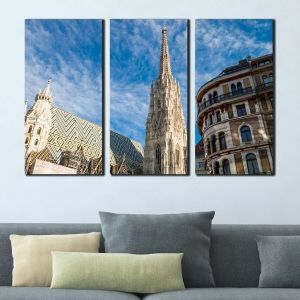 0359 Wall art decoration (set of 3 pieces)  Vienna