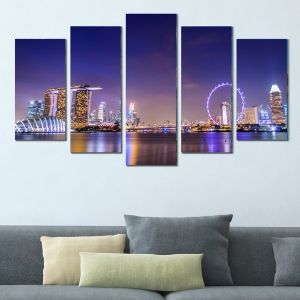 0384 Wall art decoration (set of 5 pieces) Singapore