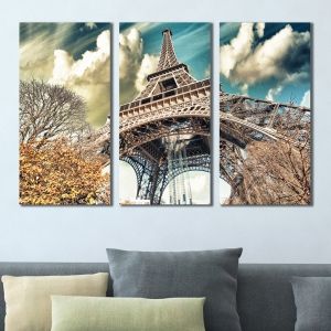 0392 Wall art decoration (set of 3 pieces) Paris