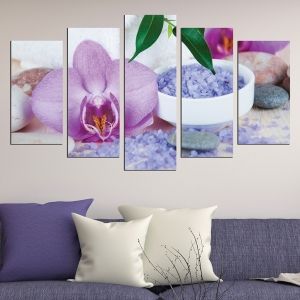 0435 Wall art decoration (set of 5 pieces) SPA compsition