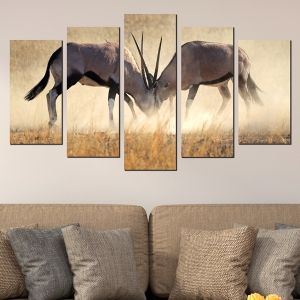 0610 Wall art decoration (set of 5 pieces) Collision