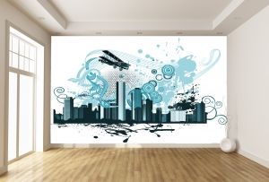 T9048 Wallpaper Modern city