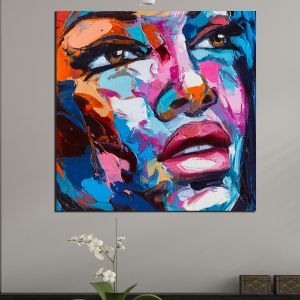 0793 Wall art decoration Art woman face