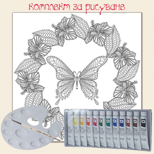 MC0016 Butterfly drawing set 