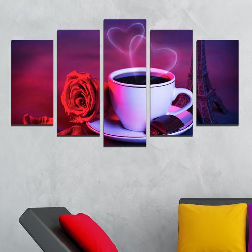 SALE004 Wall art decoration (set of 5 pieces) 