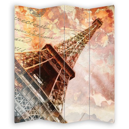 P0396 Decorative Screen Room divider Paris vintage (3,4,5 or 6 panels)