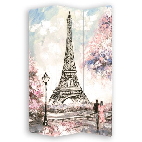 P0415 Decorative Screen Room divider Paris art (3,4,5 or 6 panels)