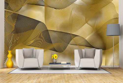 T9259 Wallpaper 3D Abstract Shapes