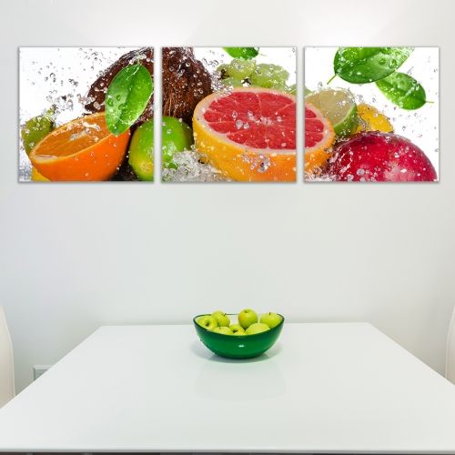 wall decoration fresh fruits