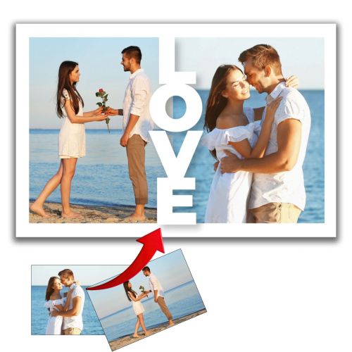 Колаж-картина - подарък за влюбени