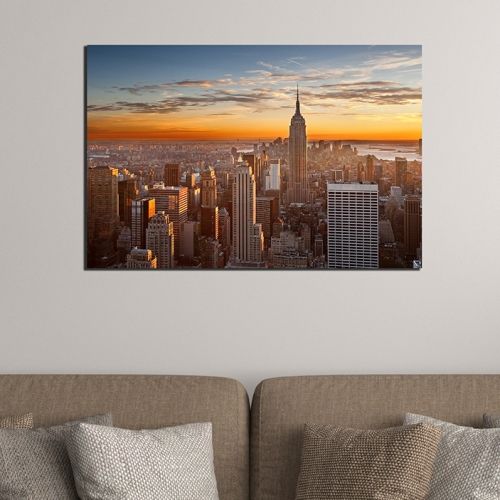 Wall art decoration cityscape New York