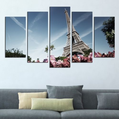 Paris wall art decoration set