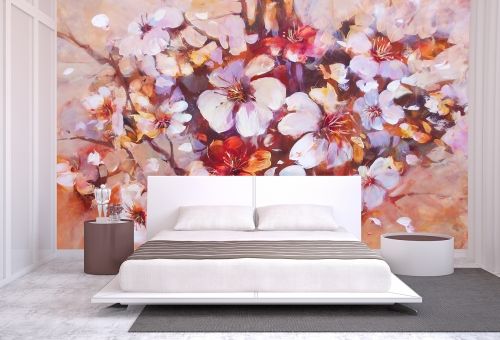 T0298 Wallpaper Almonds blossom