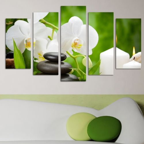 Canvas wall art 5 parts