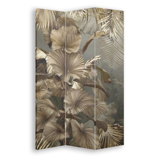 P0897 Decorative Screen Room divider Tropical leaves (3,4,5 or 6 panels)