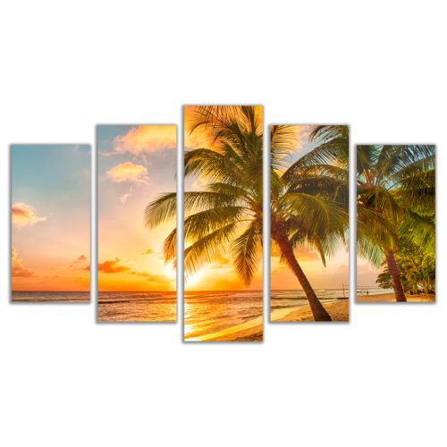 Set 5 parts modern wall art decoration
