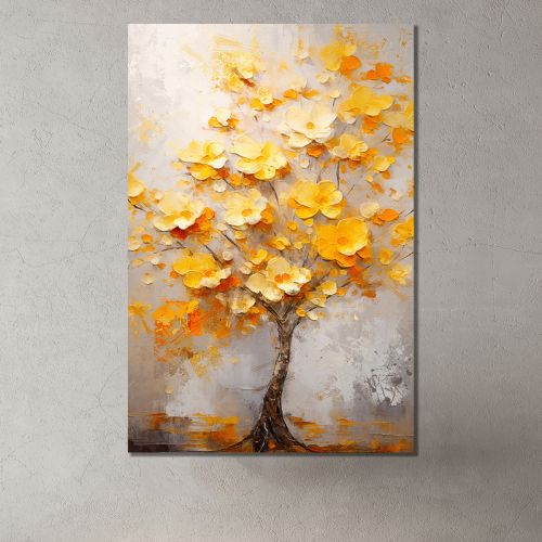 0930 Wall art decoration Blooming tree