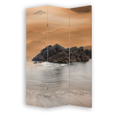 P0448 Decorative Screen Room divider Rocks in the sea (3,4,5 or 6 panels)