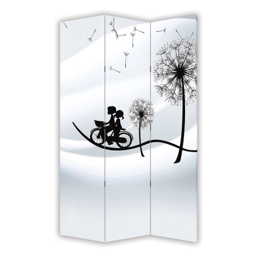 P9217 Decorative Screen Room divider 3D Wallpaper Dandelions (3,4,5 or 6 panels)