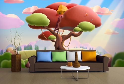 T9239 Wallpaper Tree house