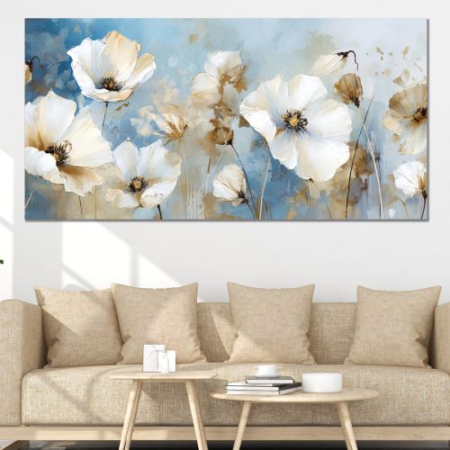 0974 Wall art decoration Art flowers