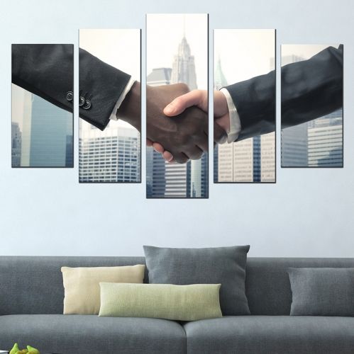  Wall art decoration set for office