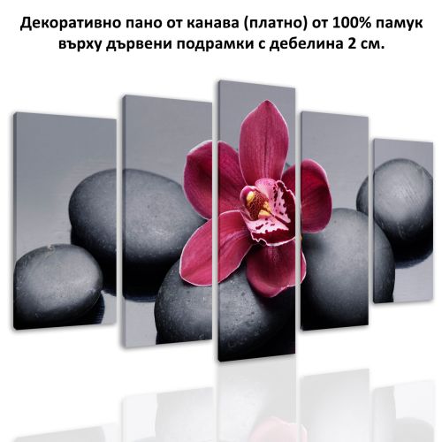 0614 Wall art decoration (set of 5 pieces) Zen composition