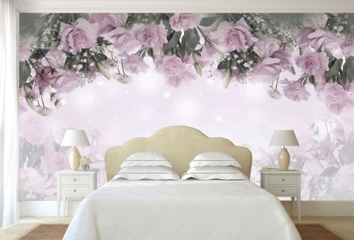 T9293 Wallpaper Delicate roses