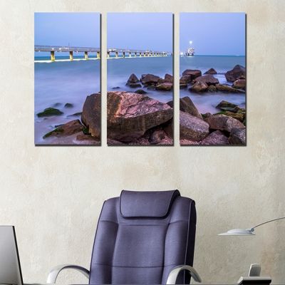 0248 Wall art decoration (set of 3 pieces) Burgas, Bulgaria