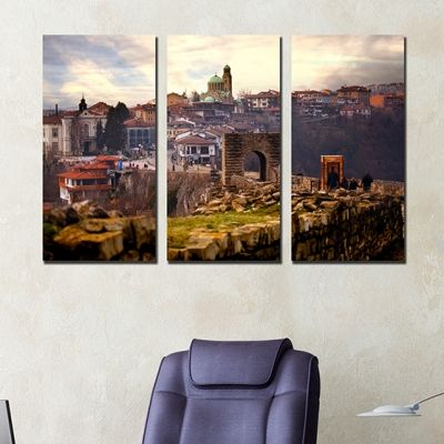 0255 Wall art decoration (set of 3 pieces) Veliko Turnovo, Bulgaria