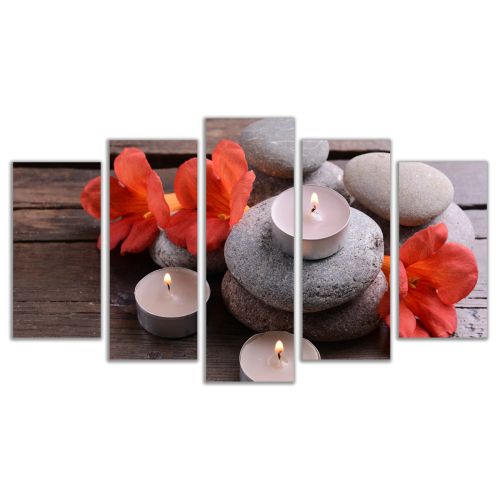 0354 Wall art decoration (set of 5 pieces) SPA composition