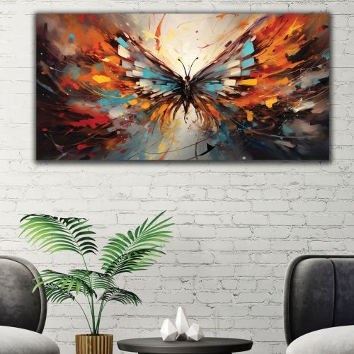 1097 Wall art decoration Colorful flight