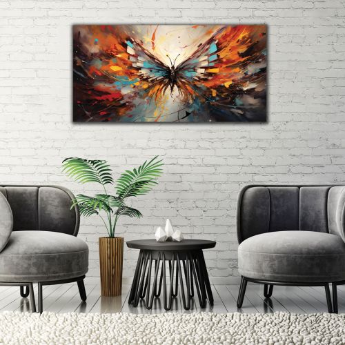 1097 Wall art decoration Colorful flight