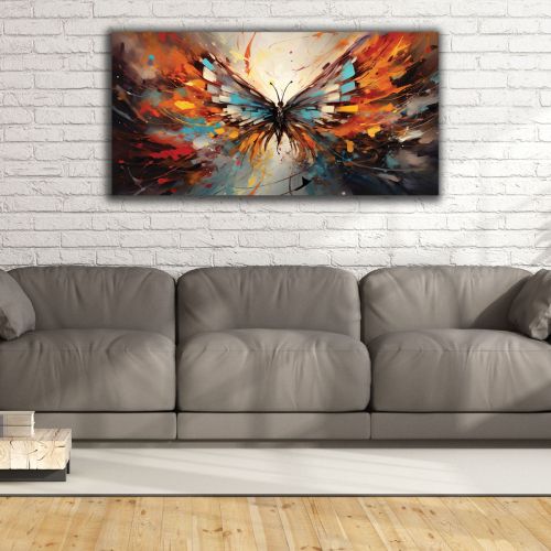 1097 Wall art decoration Colorful flight