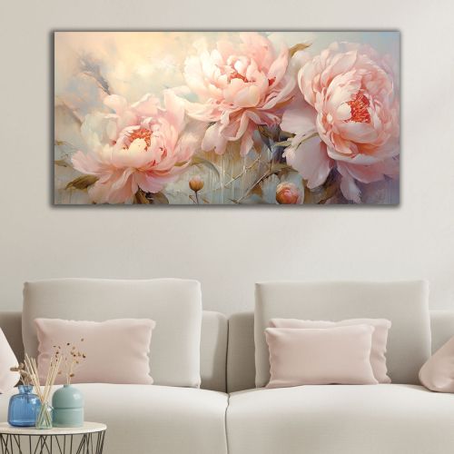 1100_1 Wall art decoration Gentle scent of peonies