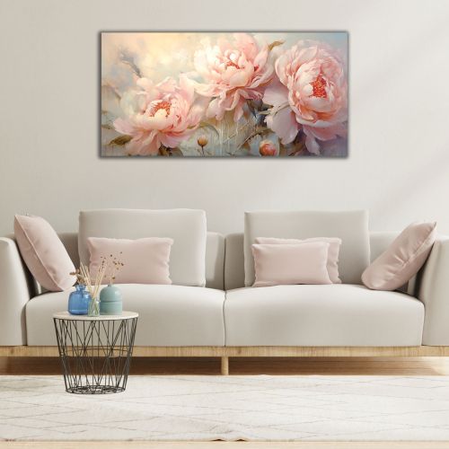 1100_1 Wall art decoration Gentle scent of peonies