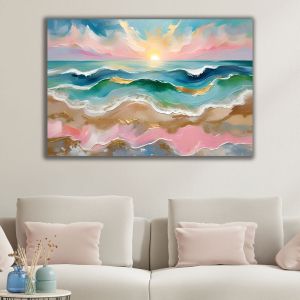 1118 Wall art decoration A dream of light and waves