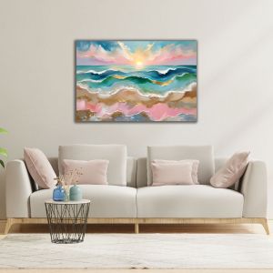 Картина Сън от светлина и вълни за всекидневна 1118 