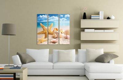 Canvas wall art Beach and sea