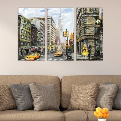 canvas wall art decoration New York painting