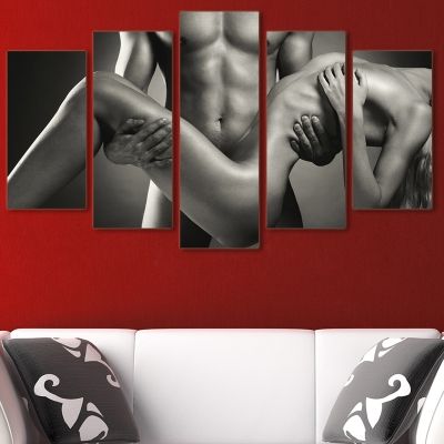 0076 Wall art decoration (set of 5 pieces) Bodies