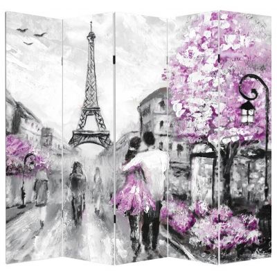 P0417 Decorative Screen Room divider  Lovers in Paris (3,4,5 or 6 panels)