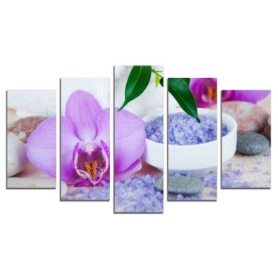 0435 Wall art decoration (set of 5 pieces) SPA compsition