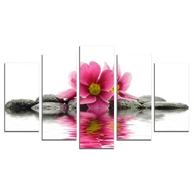 0557 Wall art decoration (set of 5 pieces) Zen composition