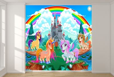 T9038 Wallpaper Unicorns