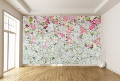 T9064 Wallpaper Wall of flowers