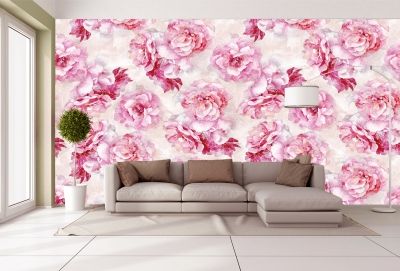 T9065 Wallpaper Vintage flowers