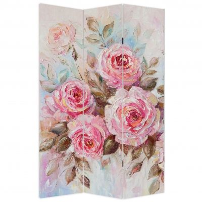 P9060 Decorative Screen Room divider Vintage roses (3,4,5 or 6 panels)